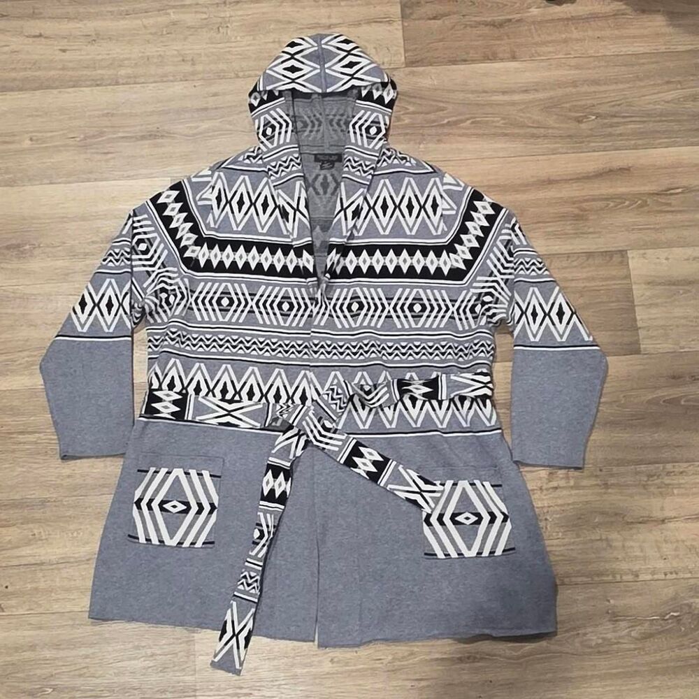 Rachel-zoe Women's Grey and Black Cardigan